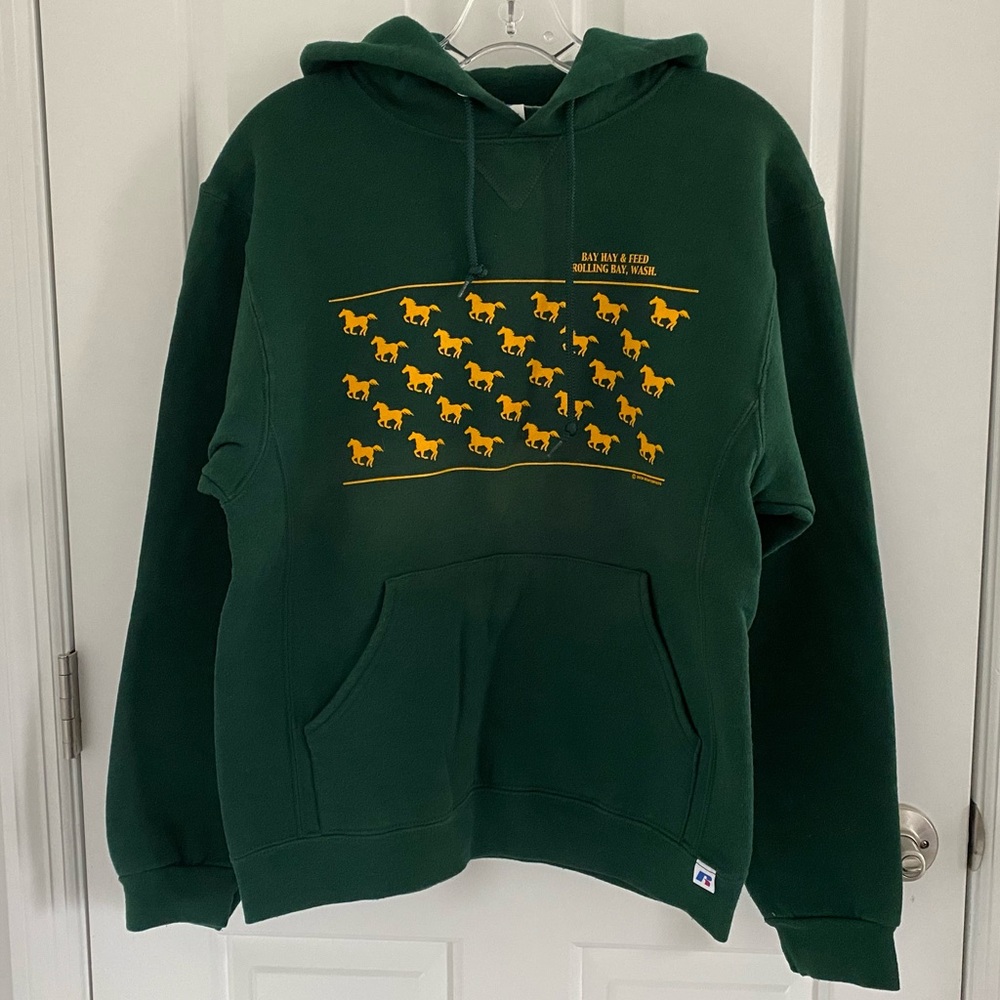 yellow horses hoodie